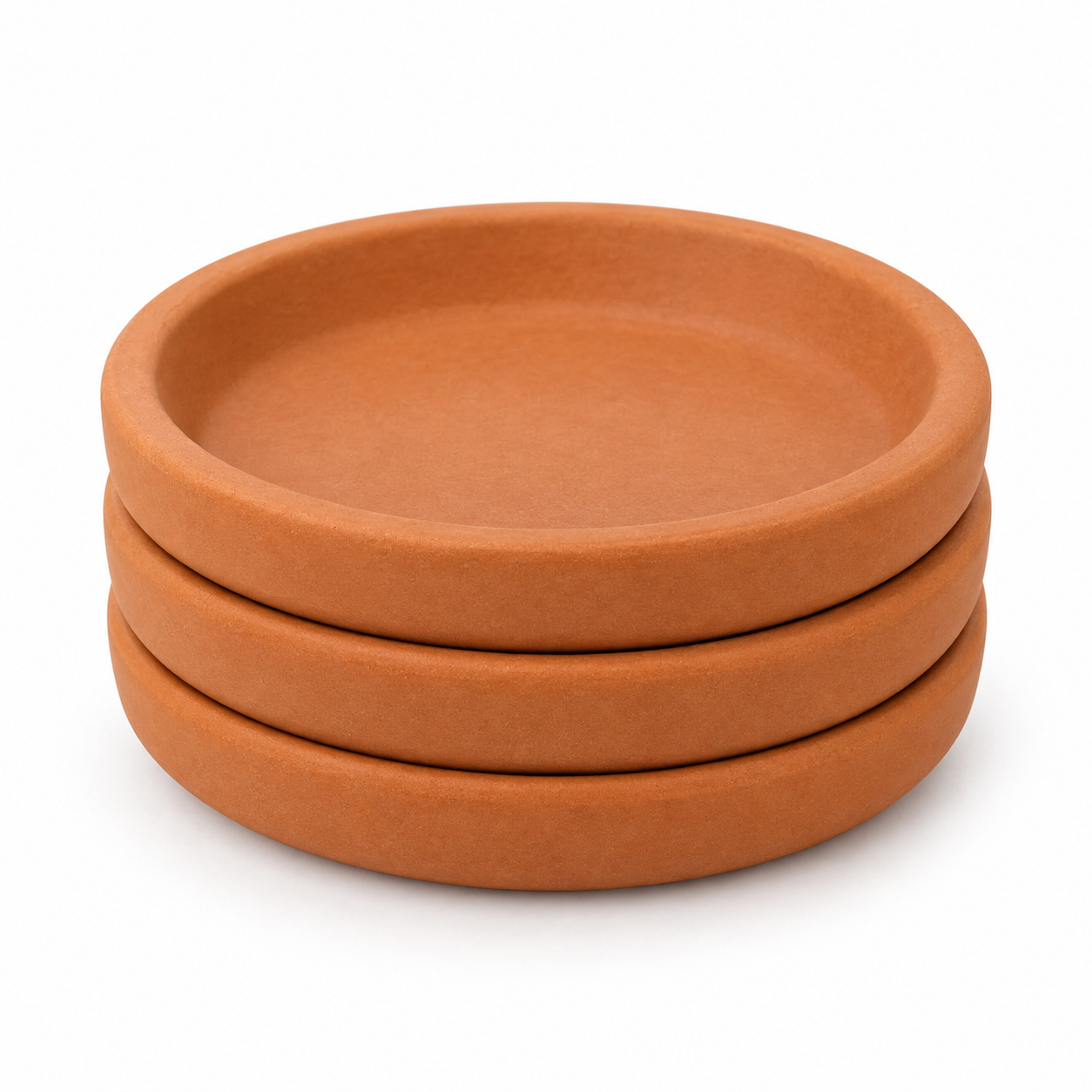 Garden Essentials Terracotta Saucers for 2.5 in (6.35 cm) Pots, 3-Pack