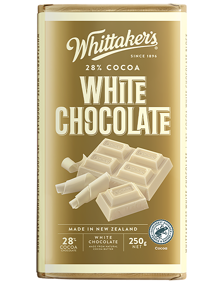 Whittaker’s White Chocolate Block — 250 g
