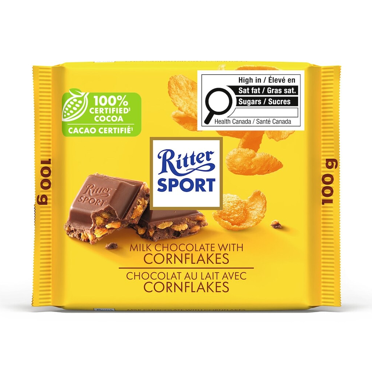 Ritter Sport Milk Chocolate with Cornflakes 100 g