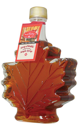 North Hatley Pure Maple Syrup, Maple Leaf Bottle – 250 mL