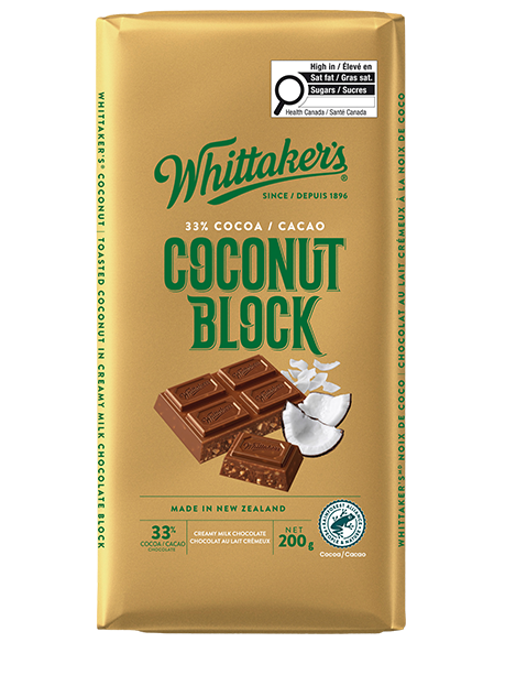Whittaker’s Coconut Block — 200 g