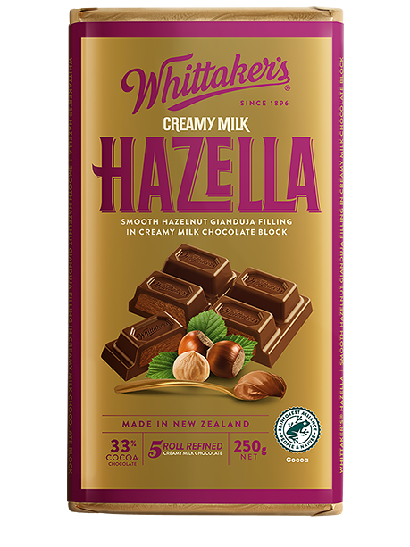 Whittaker’s Hazella Block — 250 g