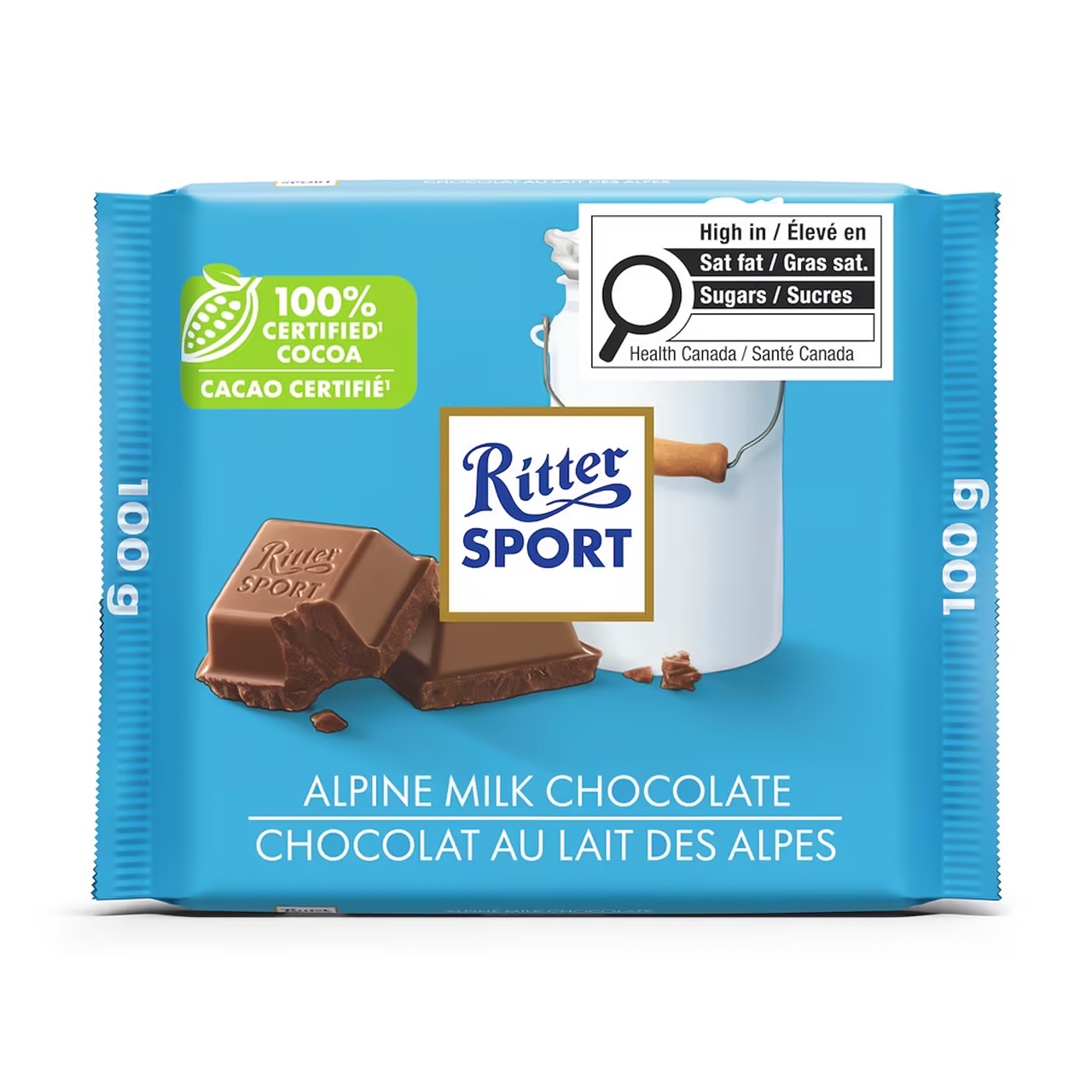 Ritter Sport Alpine Milk Chocolate 100 g