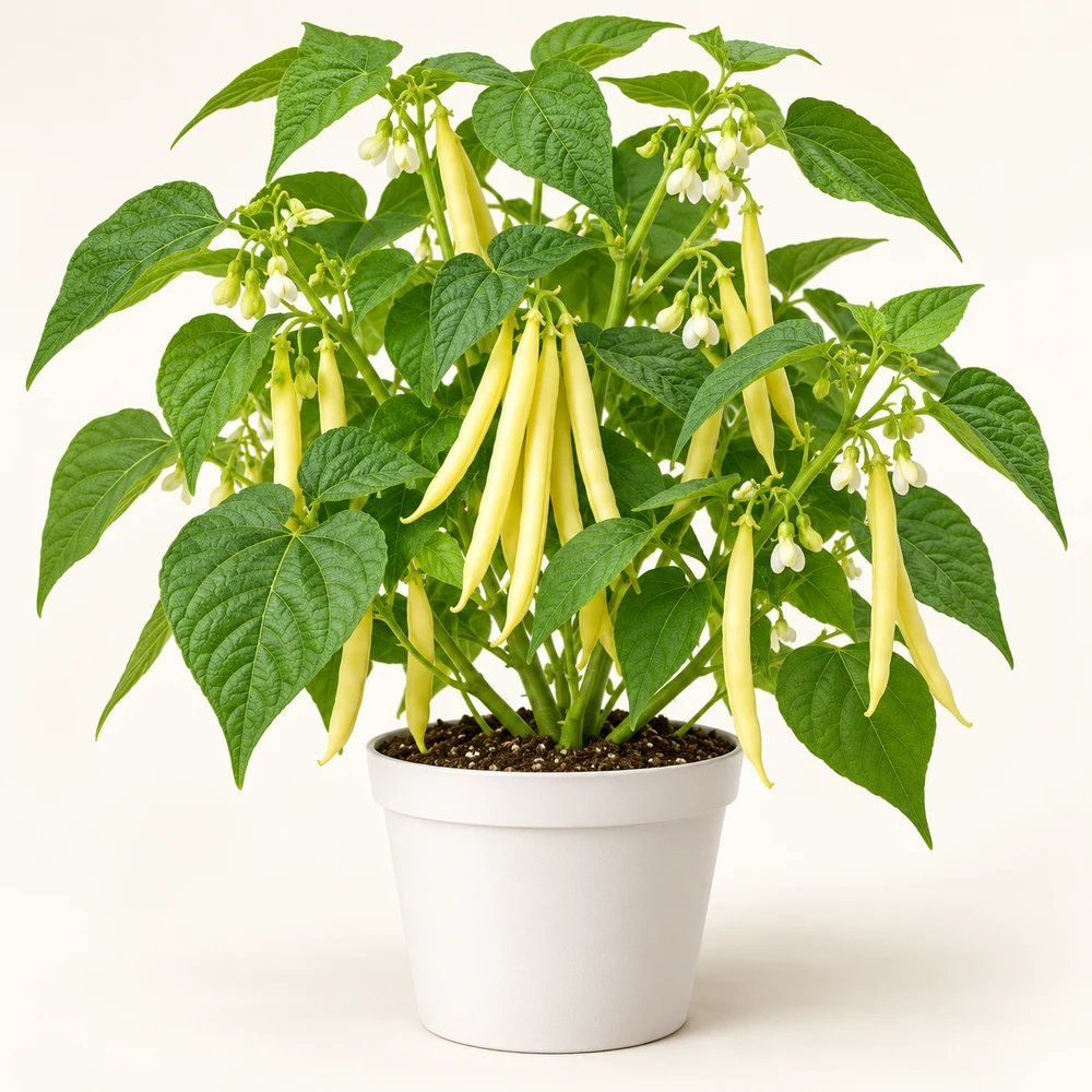 Gold Rush Bean plant