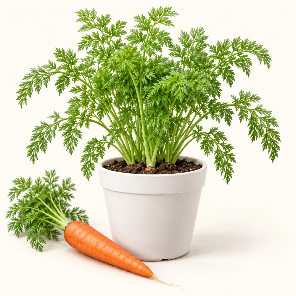 Nantes Coreless Carrot plant