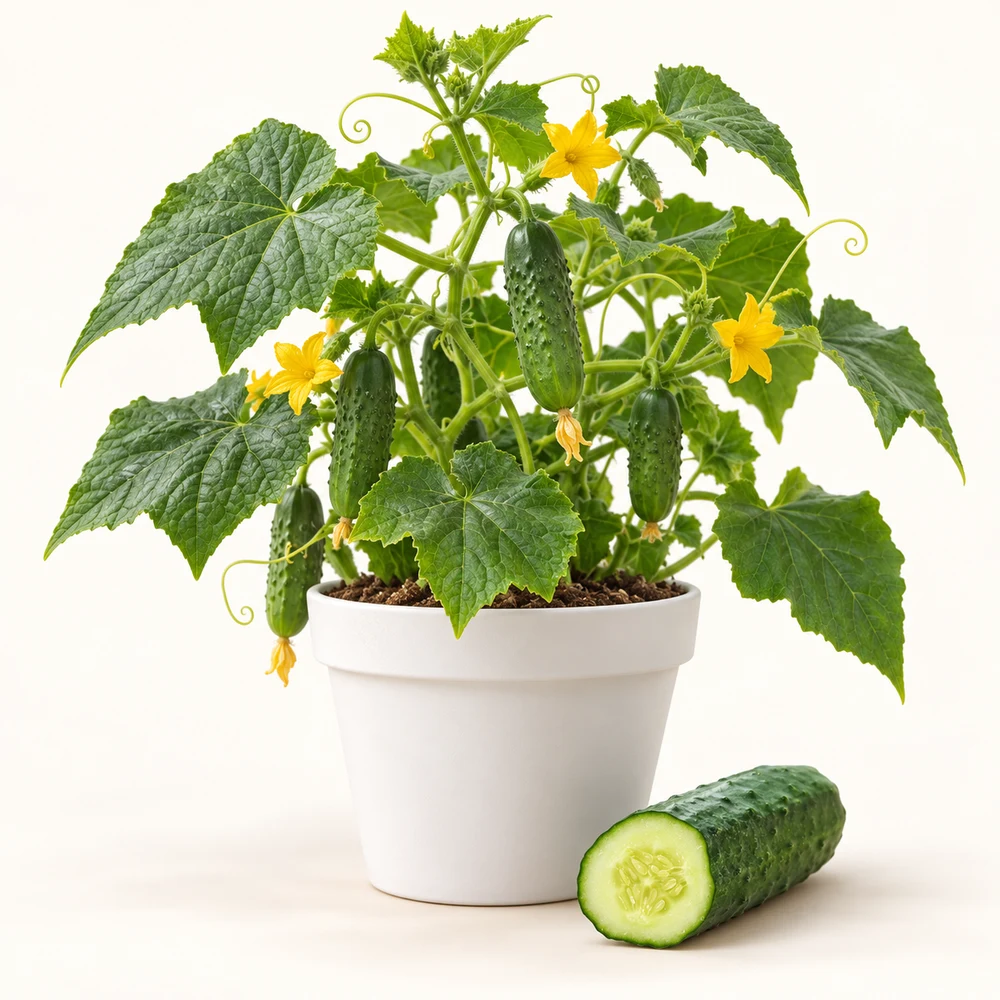 Patio Snacker F1 Cucumber plant
