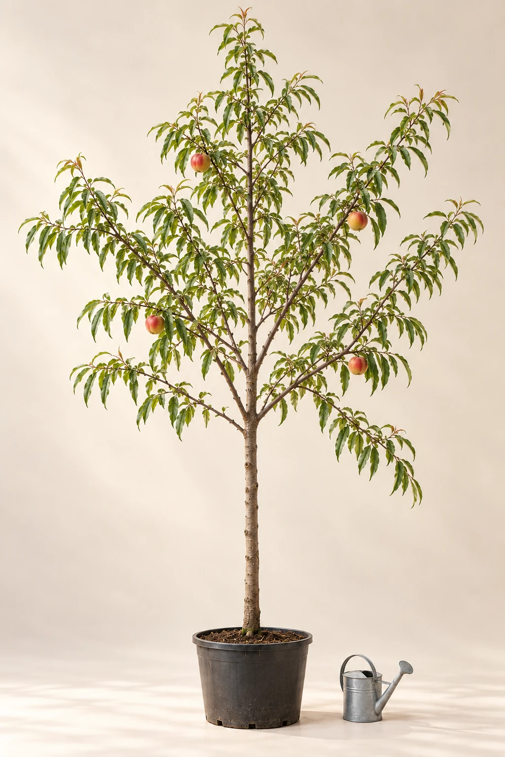 Redhaven Peach Tree — representative fruit-type illustration; cultivar appearance varies