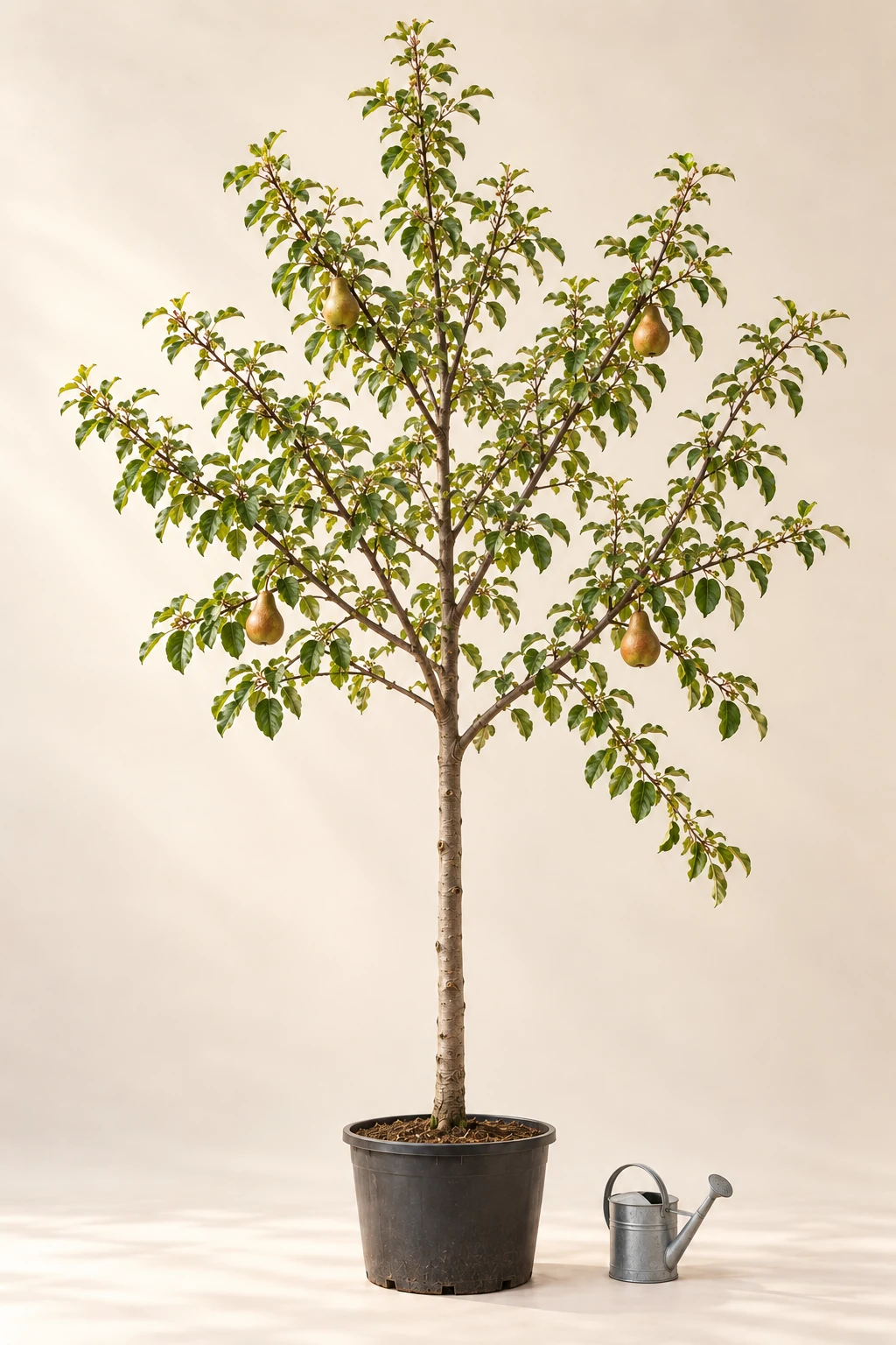 Bosc European Pear Tree — representative fruit-type illustration; cultivar appearance varies
