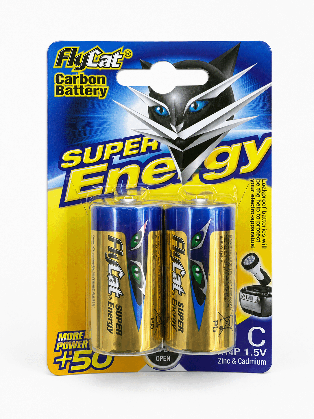 FlyCat Super Energy Carbon Battery — C 2-Pack