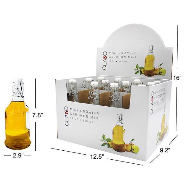 Claro Mini Bottle with Stopper — 360 mL