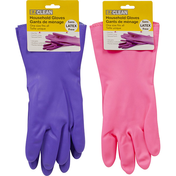 EZ Clean PVC Household Gloves — 12 in (30.48 cm)