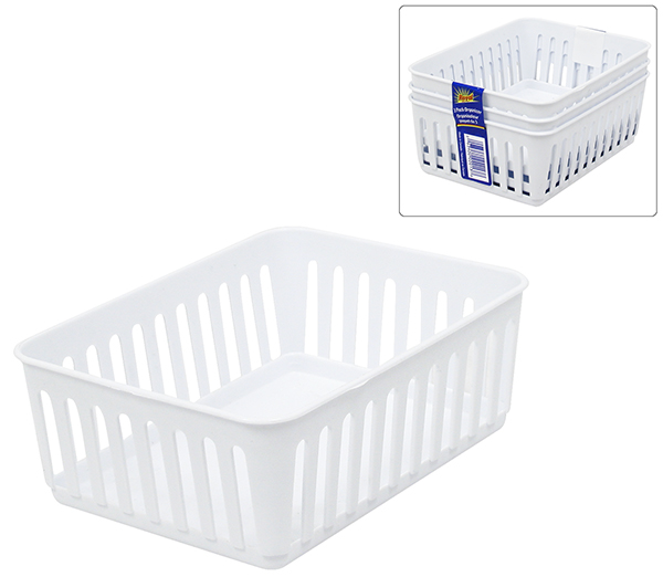 Royal Sponge Small Storage Baskets — 3-Pack